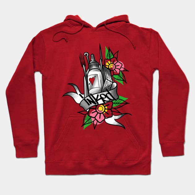 Inked Hoodie by Jahaziel Sandoval